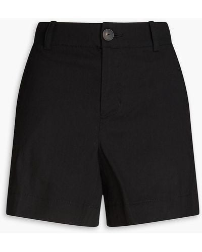Vince Linen-blend Shorts - Black