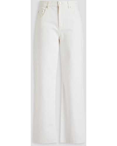 Claudie Pierlot High-rise Wide-leg Jeans - White