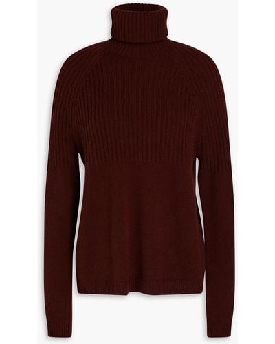Autumn Cashmere Cashmere Turtleneck Sweater - Red