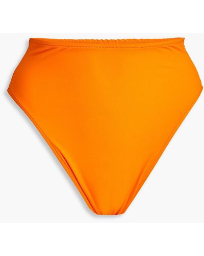 Bondi Born Poppy High-rise Bikini Briefs - Orange