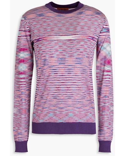 Missoni Silk Sweater - Purple