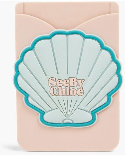 See By Chloé Shell Silicone Phone Case - Blue
