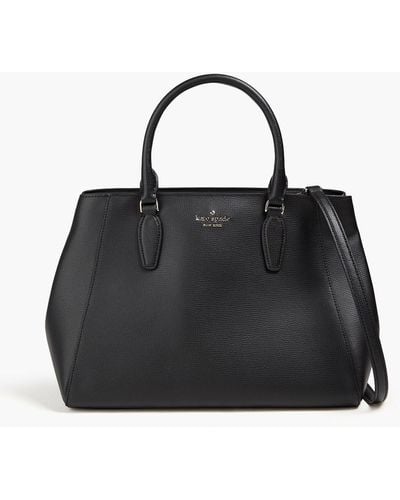 Kate Spade Tote bag aus narbenleder - Schwarz