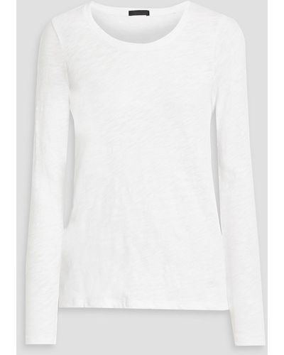 ATM Slub Cotton-jersey Top - White