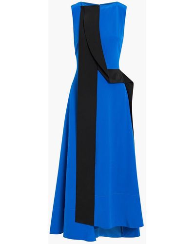 ROKSANDA Henata Silk Maxi Dress - Blue