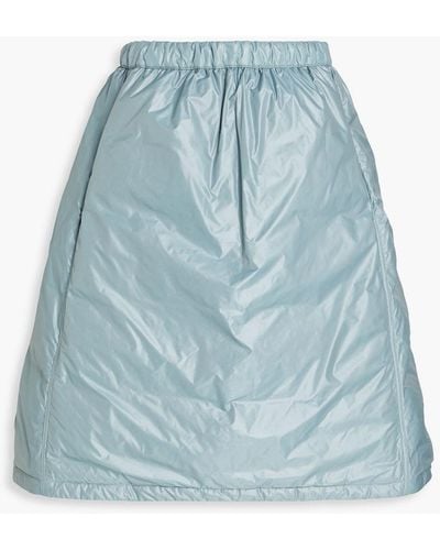 Jil Sander Quilted Shell Skirt - Blue