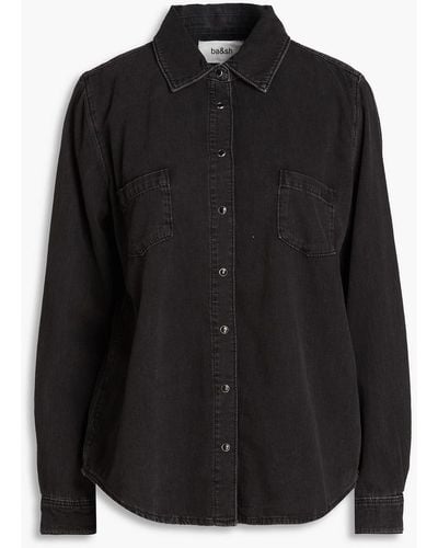 Ba&sh Moose Denim Shirt - Black