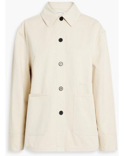 Another Tomorrow Cotton-canvas Jacket - Natural