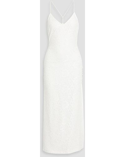 ROTATE BIRGER CHRISTENSEN Lace Midi Dress - White