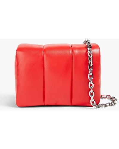 Stand Studio Ery Quilted Leather Shoulder Bag - Red
