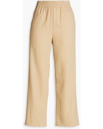 By Malene Birger Lucassino Cropped Wool Straight-leg Pants - Natural