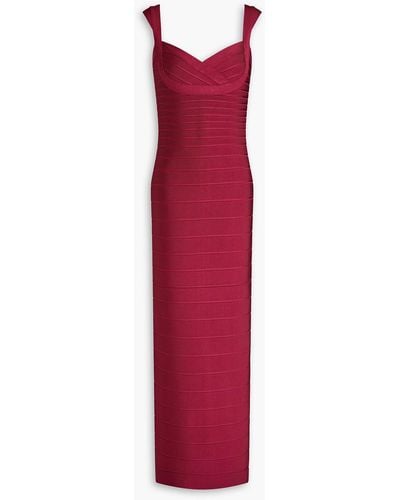 Hervé Léger Bandage Gown - Red