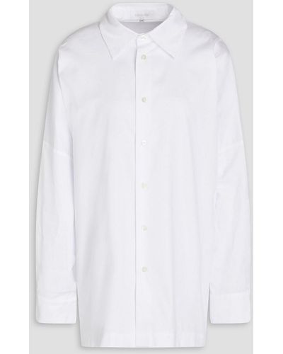 Eskandar Cotton-twill Shirt - White