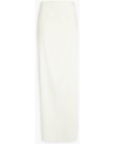 16Arlington Olwyn Satin Maxi Skirt - White
