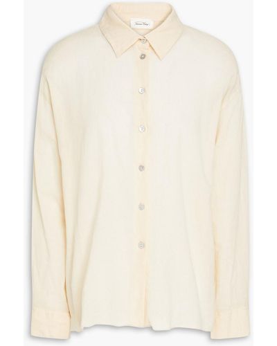 American Vintage Timolet Cotton Shirt - Natural