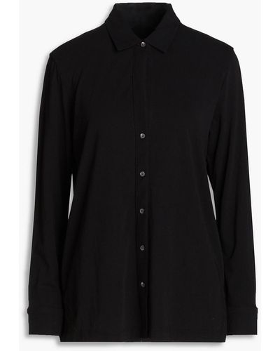 James Perse Cotton Shirt - Black