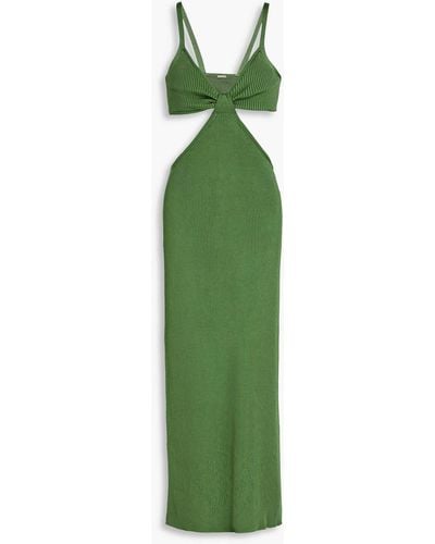 Cult Gaia Serita Sleeveless Long Midi Dress - Green