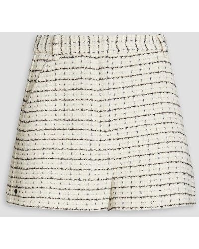 Maje Shorts aus tweed - Natur