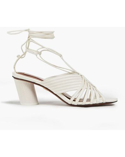 Zimmermann Leather Sandals - White