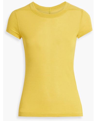 Rick Owens Jersey T-shirt - Yellow