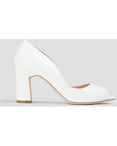 Rupert Sanderson Leather Court Shoes - White