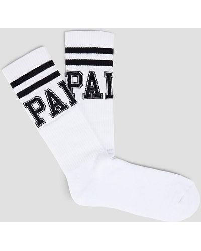 Palm Angels Socken aus jacquard aus einer baumwollmischung - Weiß