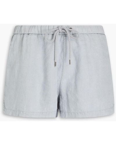 James Perse Linen Shorts - Grey