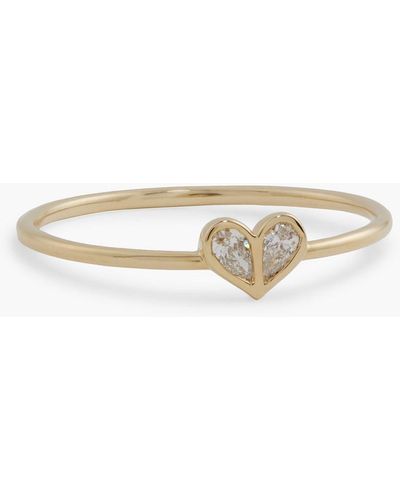 Adina Reyter 14-karat Gold Diamond Ring - Metallic