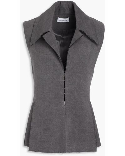 16Arlington Nervia Felt Vest - Black