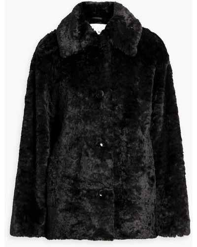 Proenza Schouler Faux Fur Coat - Black