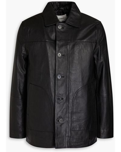 DEADWOOD Pacey Leather Jacket - Black