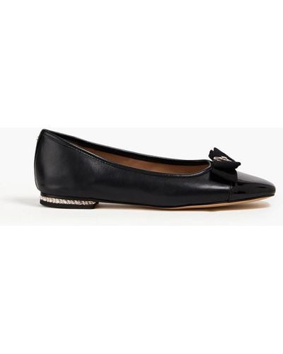 Sam Edelman Maren Embellished Leather Ballet Flats - Black