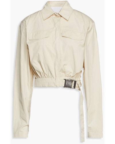 REMAIN Birger Christensen Dorthea Cotton-blend Twill Jacket - White