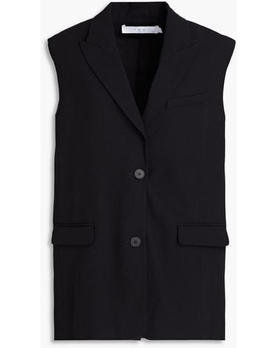 IRO Crepe Vest - Black