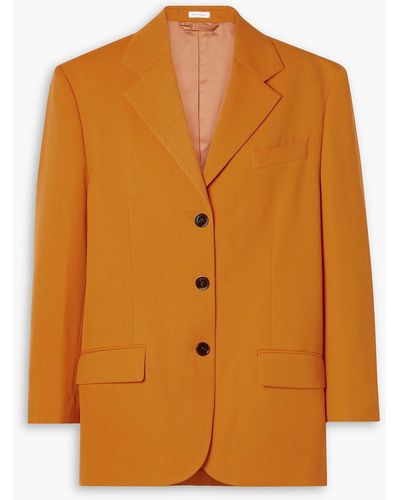 Acne Studios Oversized-blazer aus webstoff - Orange