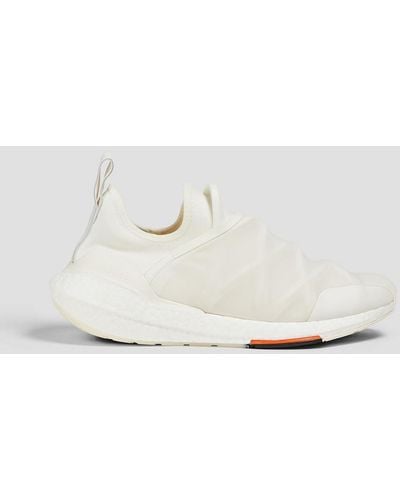 Y-3 Ultraboost 22 Rubber And Stretch-knit Trainers - White