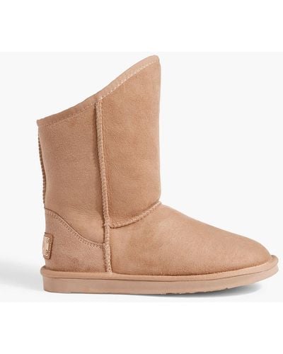 Australia Luxe Cozy Short Shearling Boots - Natural
