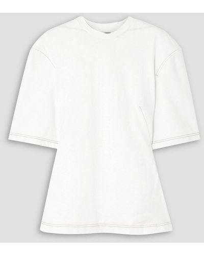 Jacquemus Camisa Cotton-jersey T-shirt - White