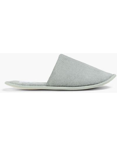 Hamilton and Hare Terry Slippers - Green