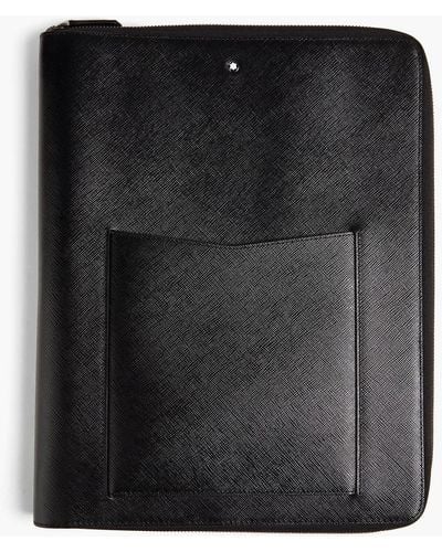 Montblanc Textured-leather Document Case - Black