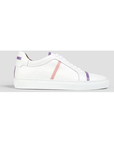 Malone Souliers Deon Leather Trainers - White