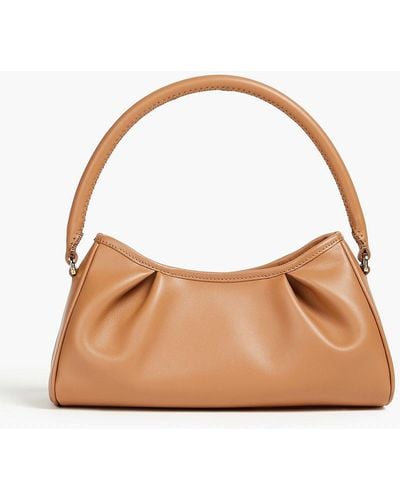 Elleme Dimple Leather Shoulder Bag - Brown
