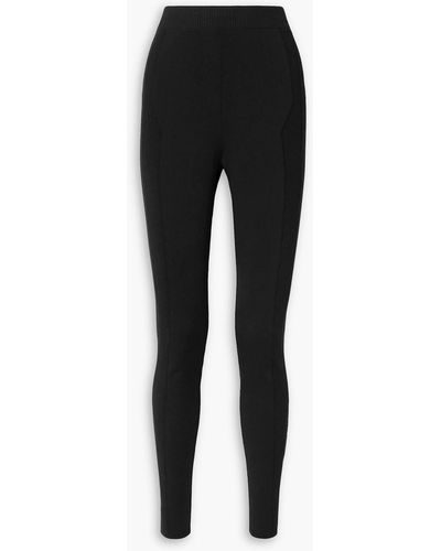 AZ FACTORY Switchwear Stretch-knit leggings - Black