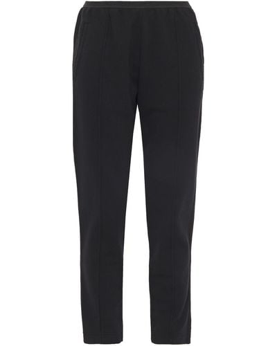 Haider Ackermann Grosgrain-trimmed French Cotton-terry Track Trousers - Blue