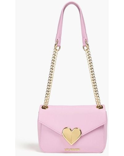 Love Moschino Faux Leather Shoulder Bag - Pink