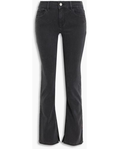 DL1961 Mara Mid-rise Bootcut Jeans - Black
