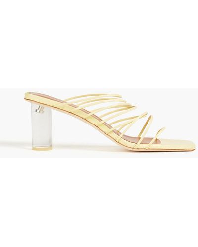 Rejina Pyo Zoe Leather Mules - Yellow