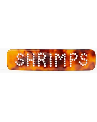 Shrimps Cecillia haarspange aus azetat mit schildpatt-print - Orange