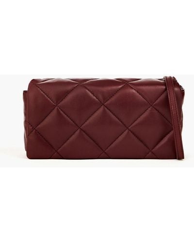 Stand Studio Hera Quilted Leather Shoulder Bag - Red