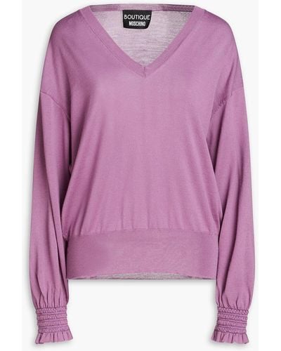 Boutique Moschino Pullover aus wolle - Pink